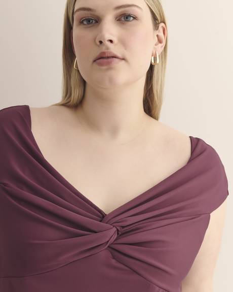 Twisted Off-the-Shoulder Top