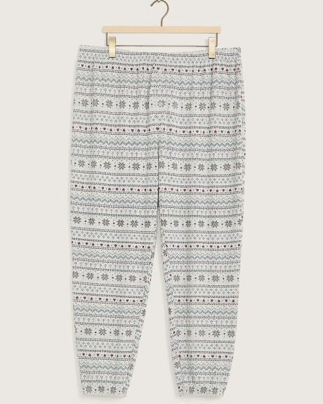 Pantalon pyjama de style jogger à imprimé - ti Voglio