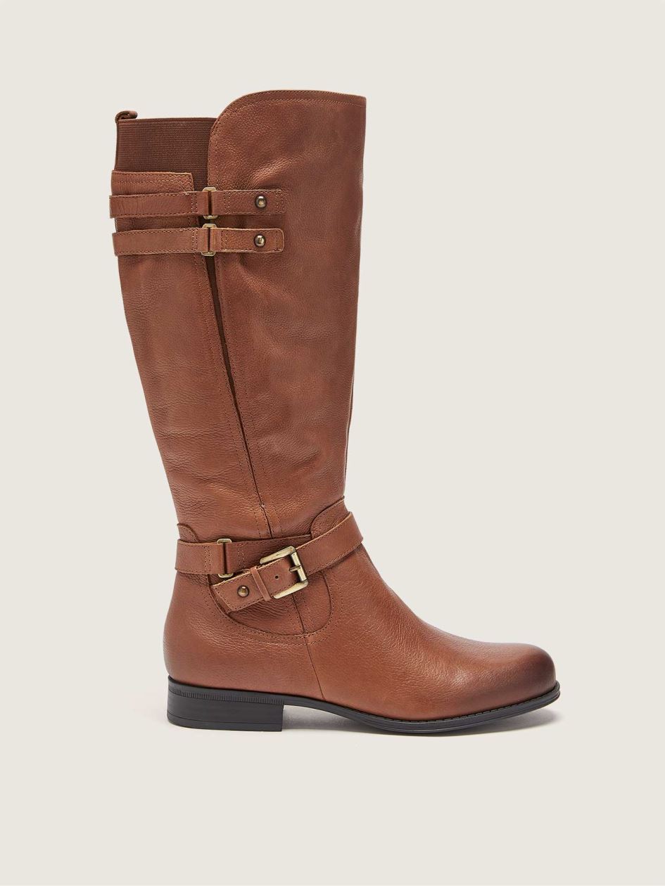 naturalizer winter boots wide width