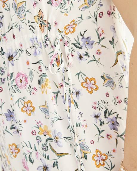 Responsible, Sleeveless Tiered Maxi Dress