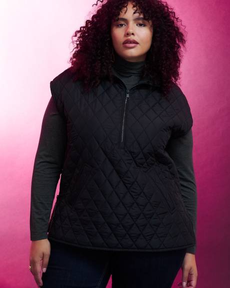 Responsible, Quilted Popover Vest - Addition Elle