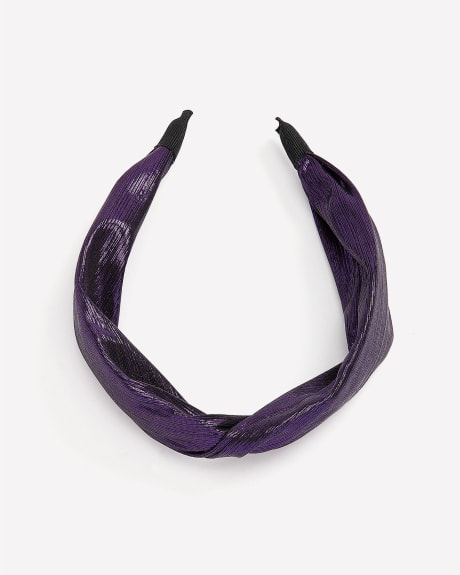 Shimmery Purple Headband