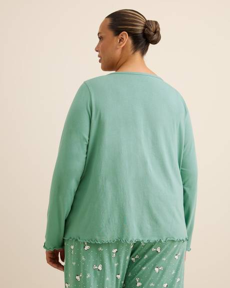 Snoopy Long-Sleeve Pyjama Cardigan - ti Voglio