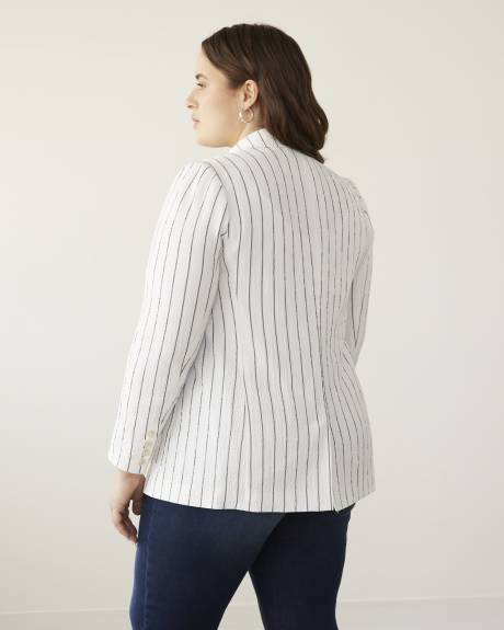 Pinstripes Seersucker Blazer