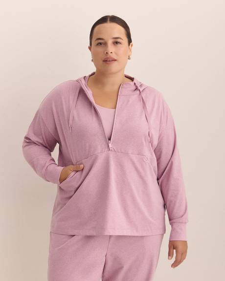Half-Zip Hooded Sweatshirt - Active Zone