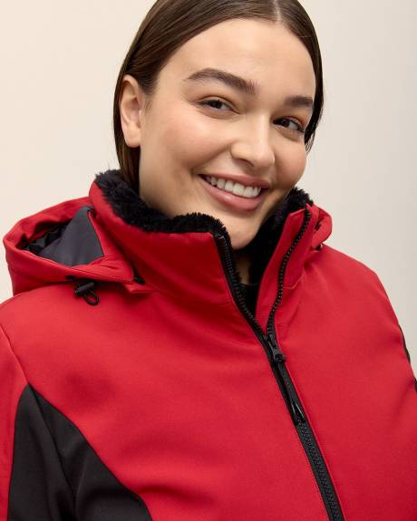 Red Belted Snow Jacket - Active Zone