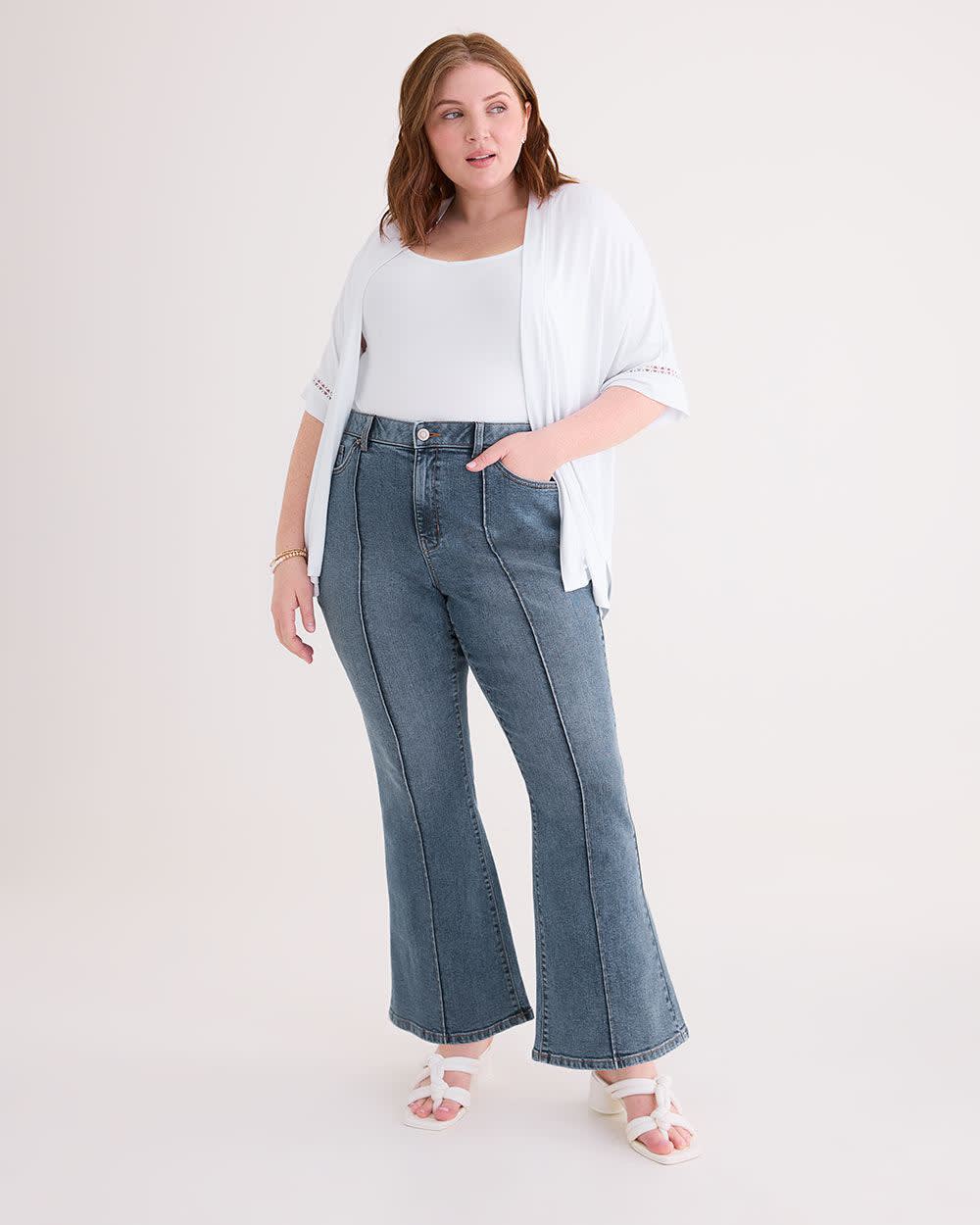 Responsible Curvy Fit Flare Leg Jeans Medium Wash d C JEANS Penningtons