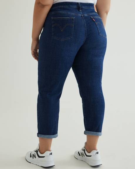 Boyfriend-Fit Jeans, Dark Denim - Levi's