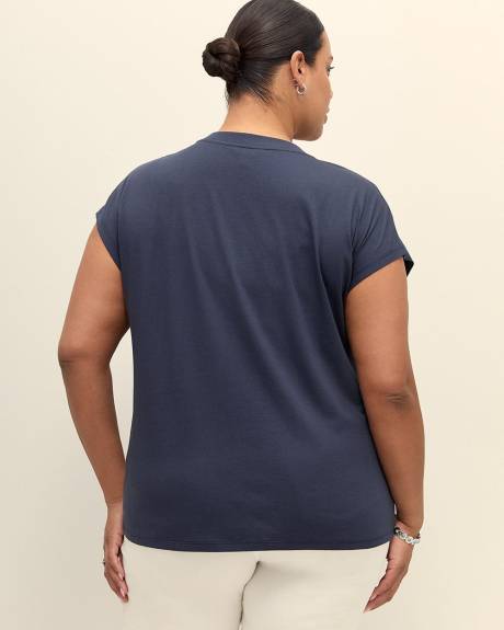 T-shirt à col rond et manches basses - Essentiels PENN.