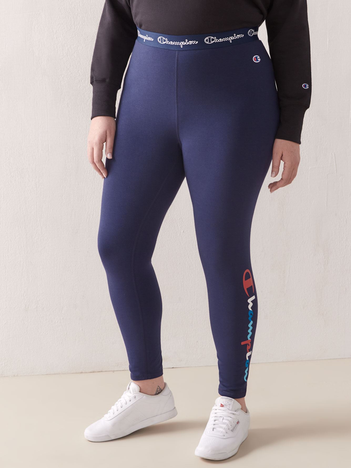 navy blue champion leggings