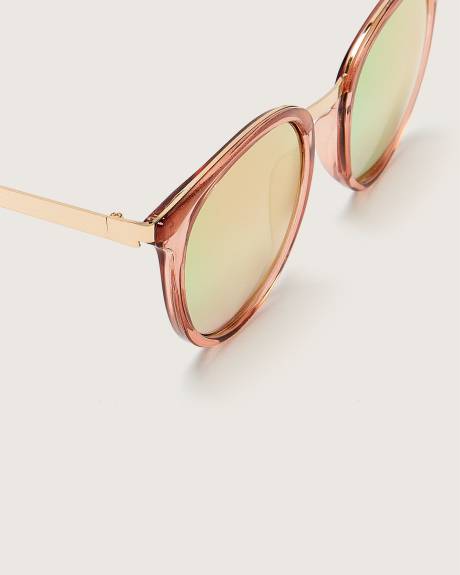 Pink Round Sunglasses