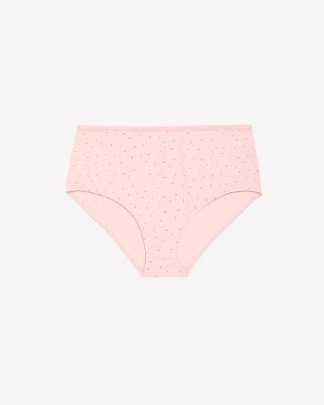 Pink Mini Daisy Full Brief with Shiny Elastic - ti Voglio