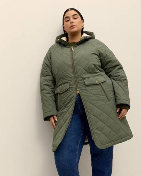 Quilted Hooded Jacket