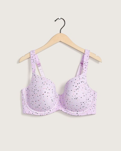 Soutien-gorge contour rembourré en microfibre, avec armatures, imprimé terrazzo - ti VOGLIO