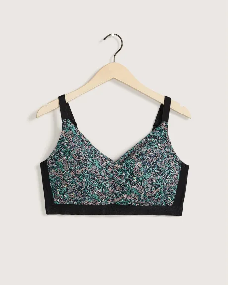 Printed Wireless Lounge Bra - Déesse Collection