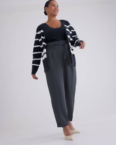 Paper Bag Tapered Pants