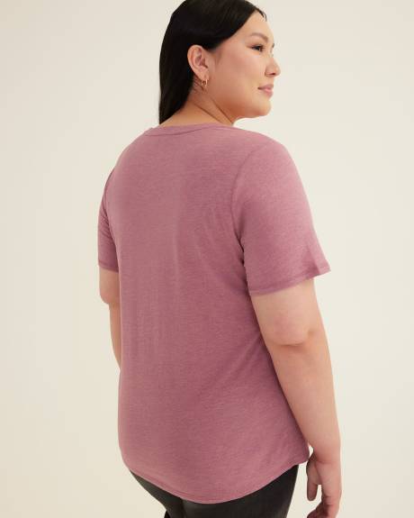 Responsible, Curvy-Fit Crewneck Tee - PENN. Essentials