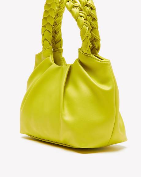 Mini Handbag with Braided Handles - Addition Elle