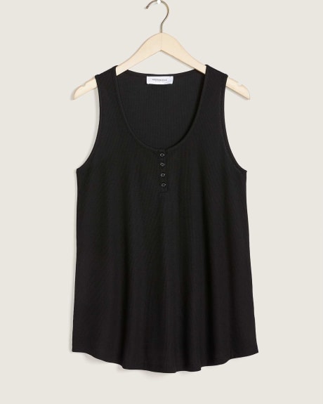 Henley Cami With Buttons - Addition Elle