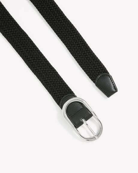 Ceinture extensible avec boucle ovale