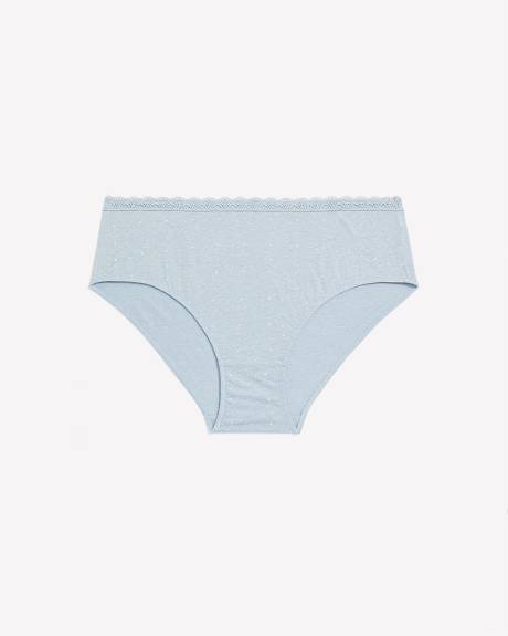 Culotte échancrée imprimée en mélange de coton - ti Voglio