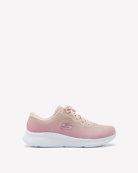 Wide Width, Lace-Up Sneakers in Ombre Mesh with Air-Cooled Memory Foam - Skechers