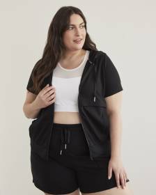 French Terry Hooded Jacket - Active Zone