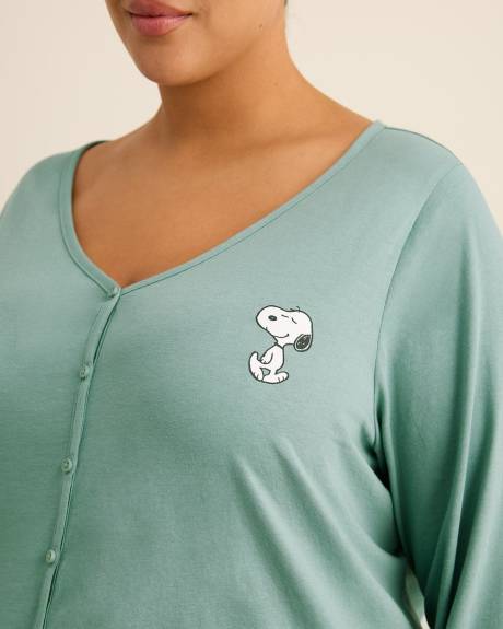 Snoopy Long-Sleeve Pyjama Cardigan - ti Voglio