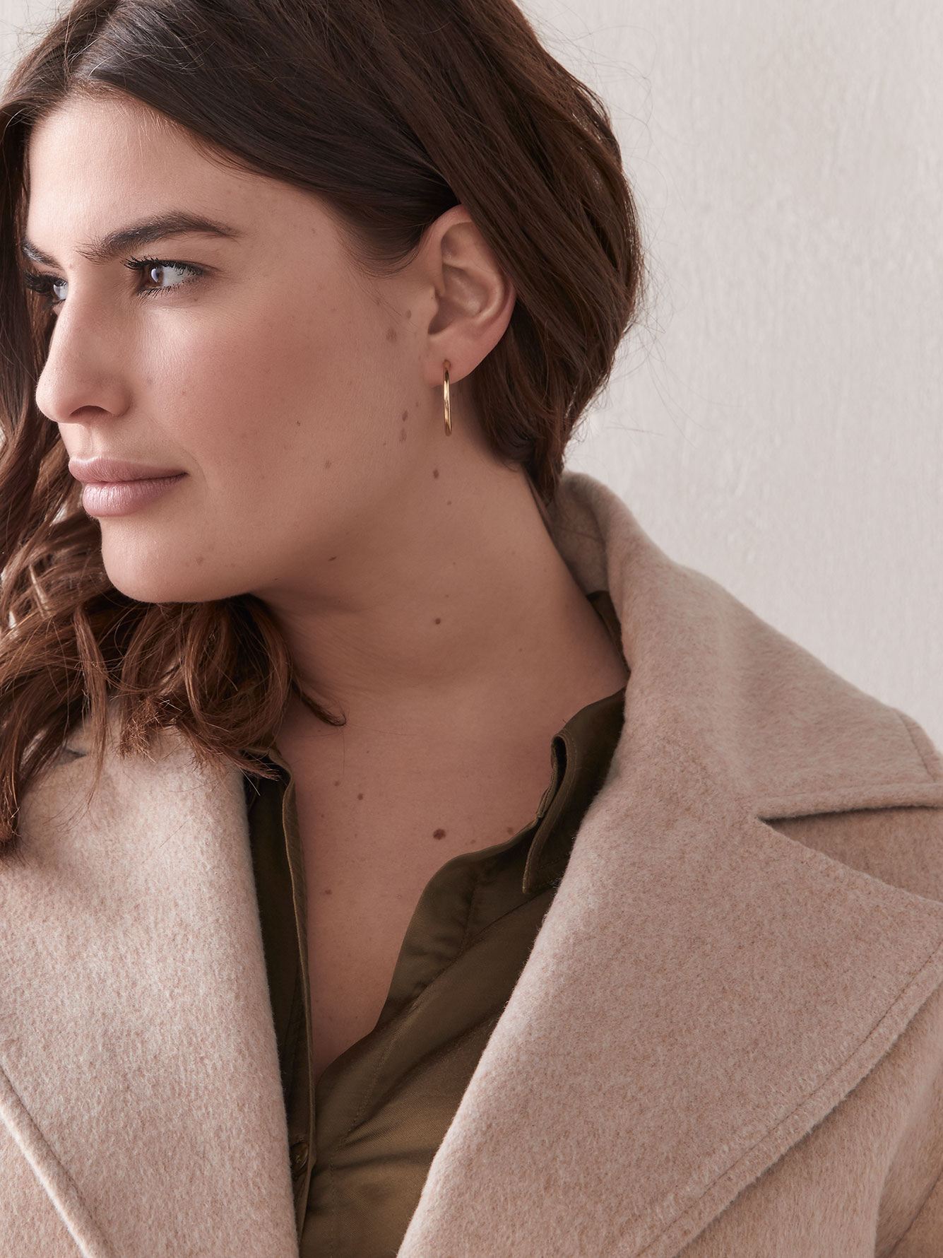 Belted Wool-Blend Coat - Addition Elle