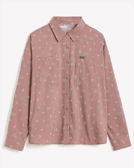 Silver Ridge Utility Patterned Long-Sleeve Shirt - Columbia
