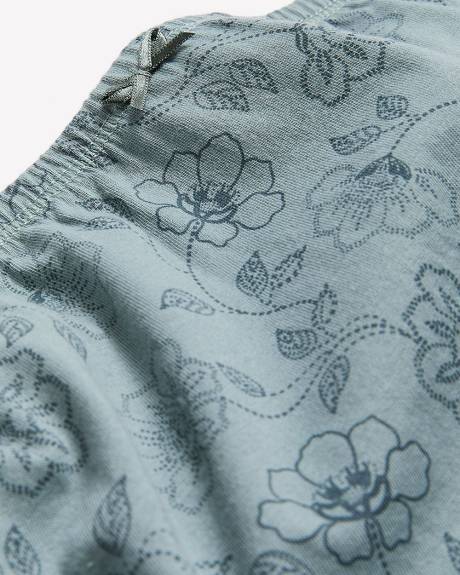Culotte classique en coton à fleurs picotées avec boucle - ti Voglio
