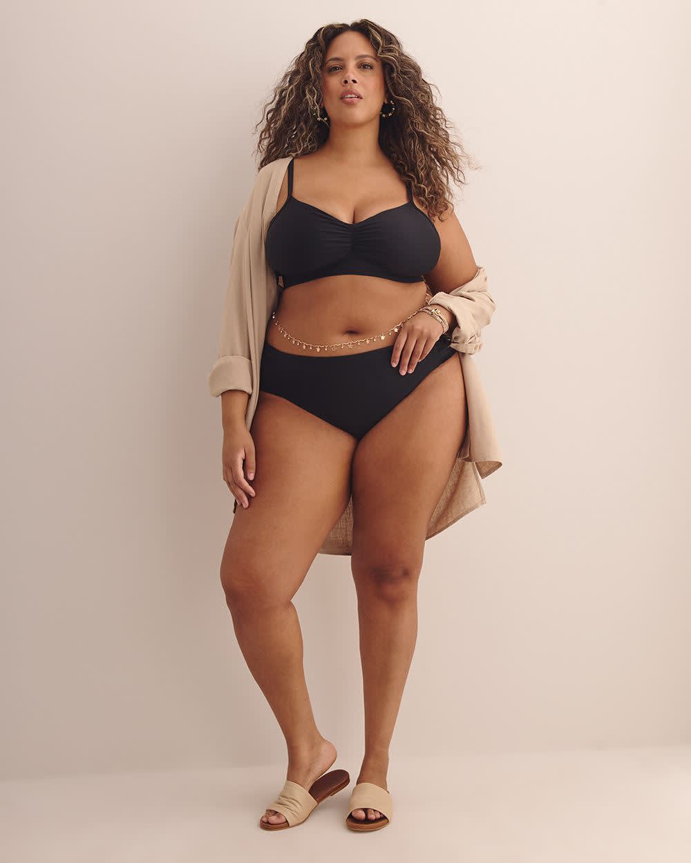 Culotte de maillot taille haute Smoothies Retro - Body Glove
