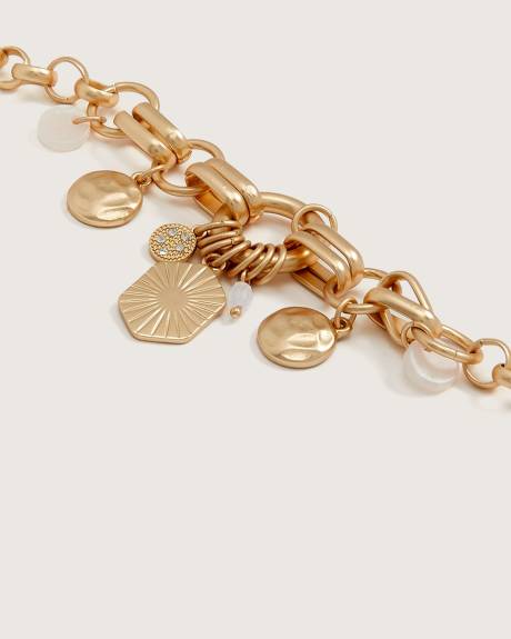 Chain Link Charm Bracelet