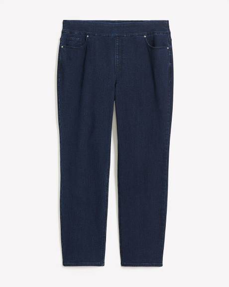 Responsible, Savvy Fit Pull-On Straight-Leg Jeans - d/c JEANS