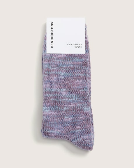Sweater Knit Boot Socks