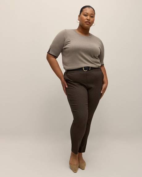 Petite, Plaid Skinny-Leg Savvy Pants - PENN. Essentials