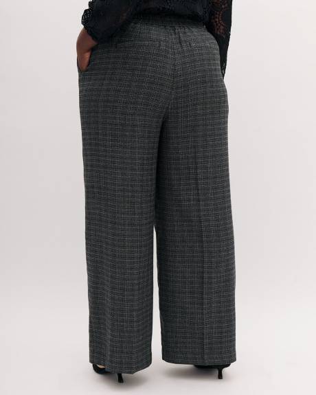 Plaid Wide-Leg Pant - Addition Elle