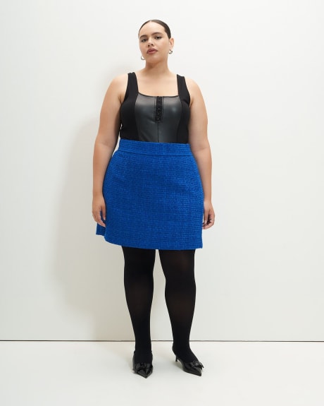 Mini Tweed Skirt - Addition Elle