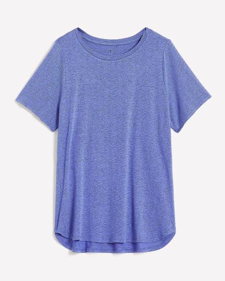 T-shirt texturé à manches courtes - Active Zone