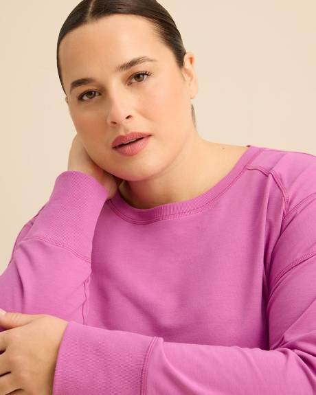 Pull &agrave; col rond en tricot fran&ccedil;ais - Active Zone