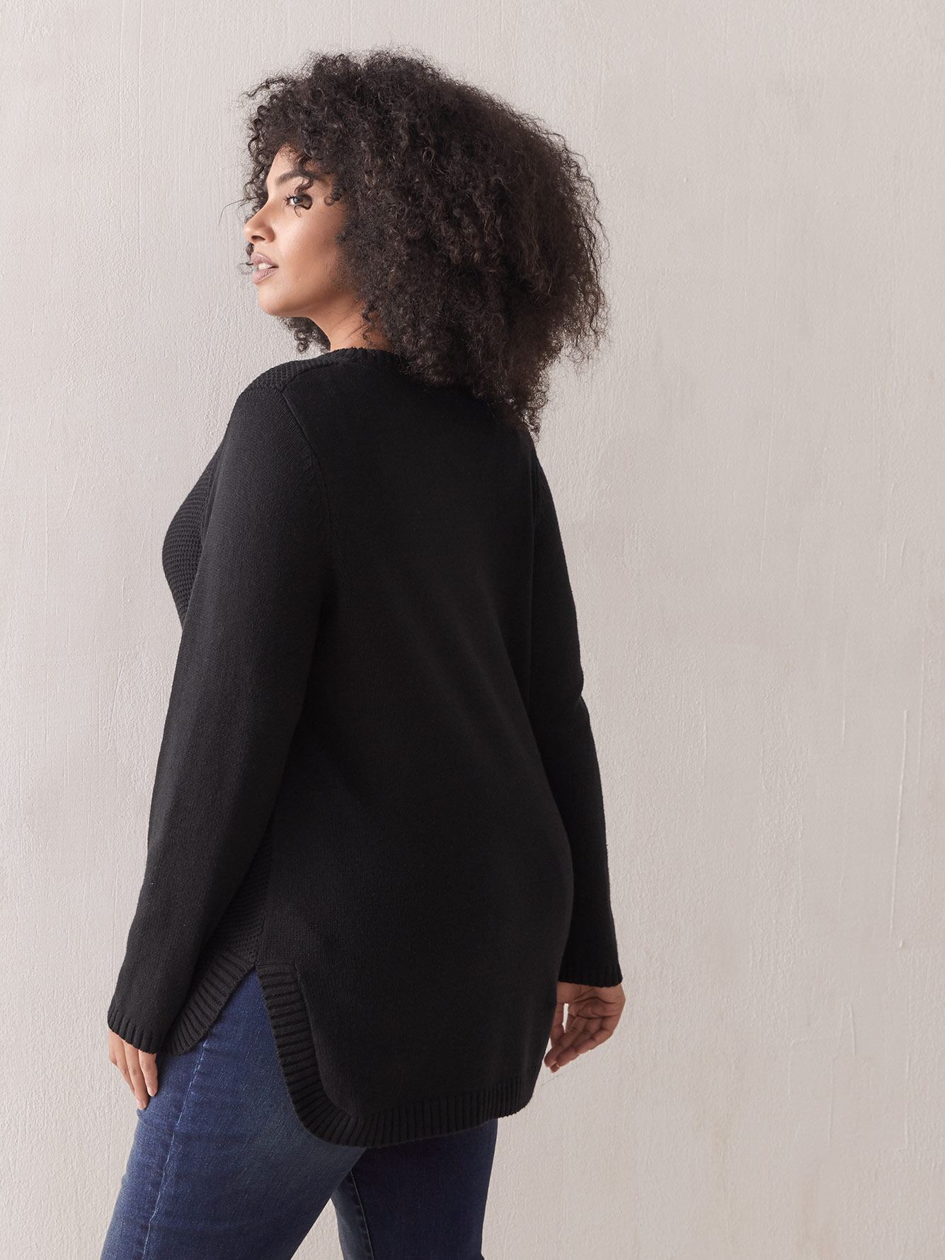 Ribbed Hem Sweater In Every Story Penningtons
