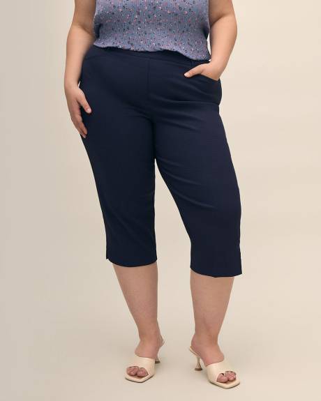 Savvy-Fit Jacquard Capri Pant with Pockets - PENN. Essentials