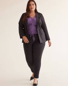 Essential Ponte de Roma Plaid Pant Tapered-Leg