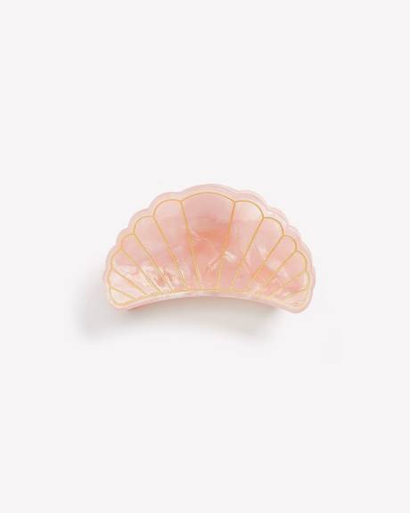 Seashell-Shaped Hair Clip
