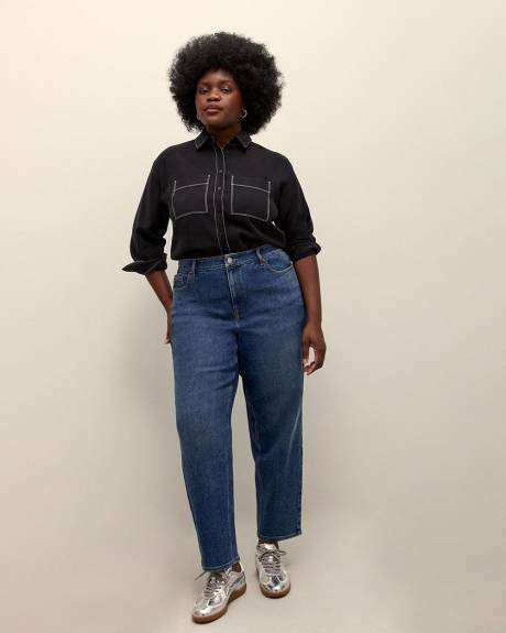 Responsible, High-Rise Mom Jeans - Addition Elle