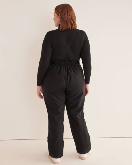 Responsible, Black Snow Pants with Suspenders - Active Zone