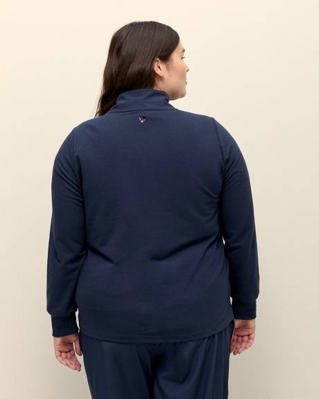 4-Way Stretch Mock-Neck Zipped Jacket - Active Zone