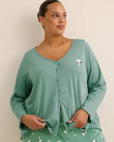 Snoopy Long-Sleeve Pyjama Cardigan - ti Voglio