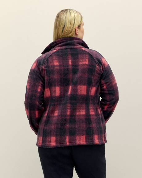 Plaid Fleece Full-Zip Jacket - Columbia