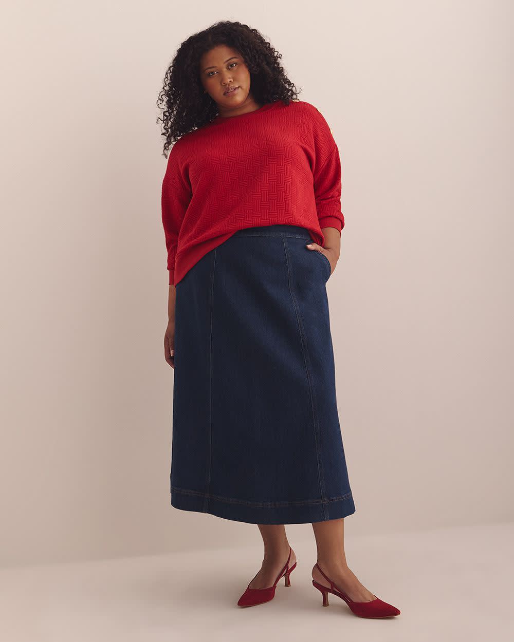 Jupe longue en denim - d/C JEANS